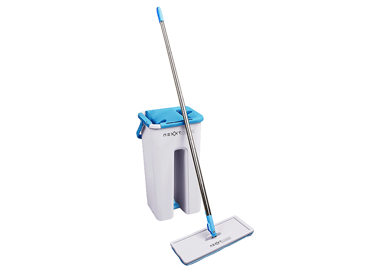 Nexxt Flat Mop met Emmer - Dweilmop