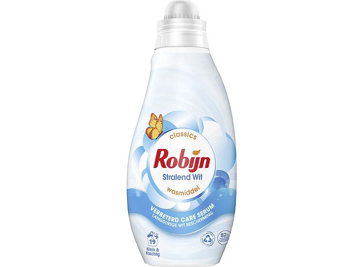 Robijn Klein & Krachtig Wasmiddel Stralend Wit 19 Wasbeurten 665 ml