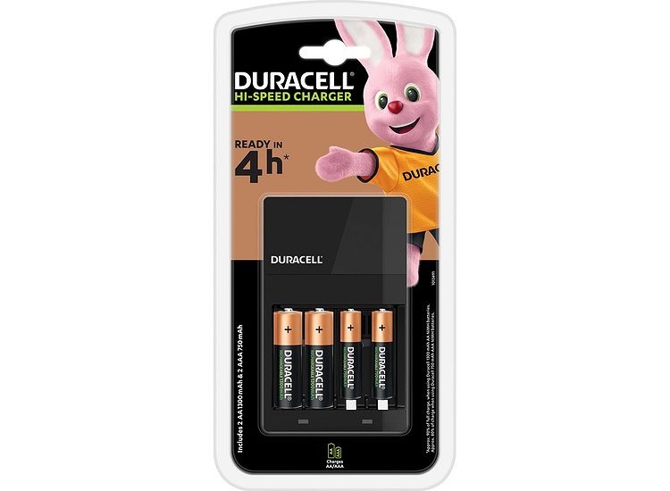 Deal Donkey - Duracell Batterijoplader - Inclusief 2X Aa En 2X Aaa Batterijen