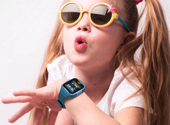 borduurwerk Trolley gracht Mr Safe Smart Kids - Smartwatch - Blauw | Dealdonkey