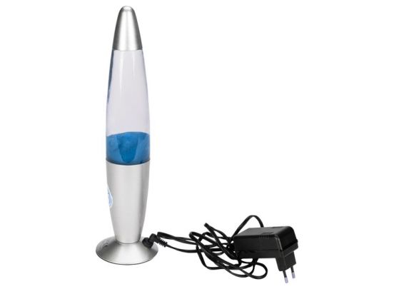 Lavalamp Blauw Balvi lavalamp/speaker Glitter 42 cm aluminium zilver