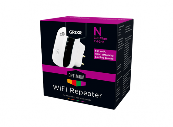 na school Draak bende Grixx Wifi Repeater - 2,4 Ghz met een snelheid tot 300Mpbs | Dealdonkey