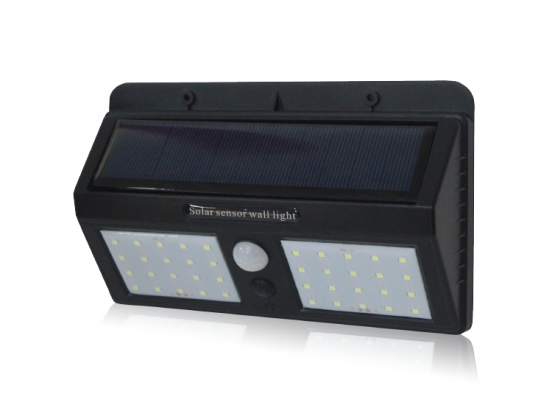 012679 Wandlamp dubbel solar led PIR sensor IP65 /50 Dealdonkey