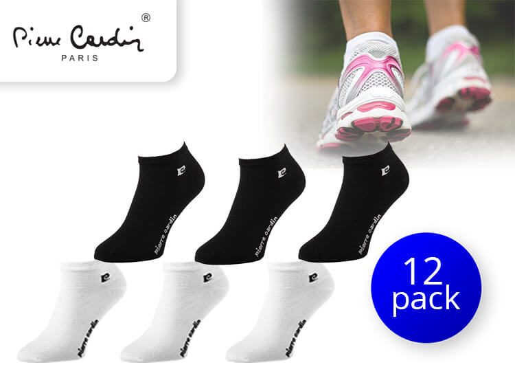Pierre Cardin korte sokken 12 paar enkelsokken sneakersokken