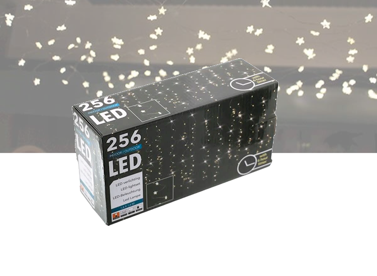 LED sterrengordijn - 160x160 cm