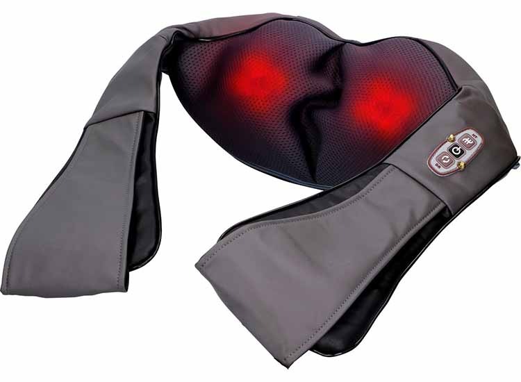 Deal Donkey - Grundig Elektrisch Shiatsu Massagekussen - Nekmassage Apparaat - 8 Massageknoppen - Warmtefunctie