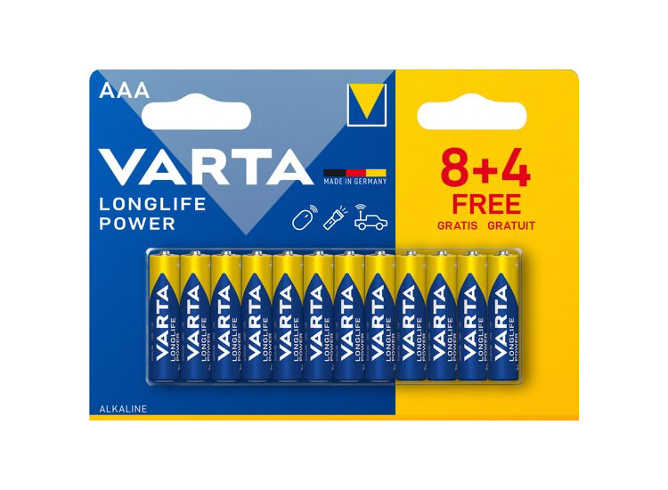 48x Varta batterij Longlife Power AAA