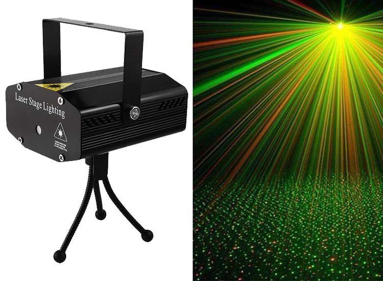 Prolight Mini Party LED laser 5W rood-groen