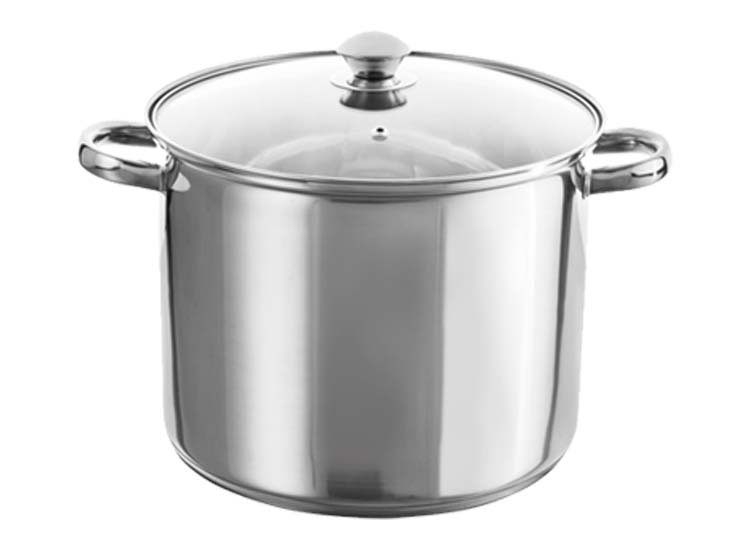 Cucinova Soeppan 10L - 26cm diameter - RVS - Zilver