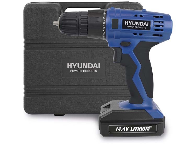 Hyundai Accuboormachine 14,4V Li-ion accu met 1.3 Ah accu-capaciteit