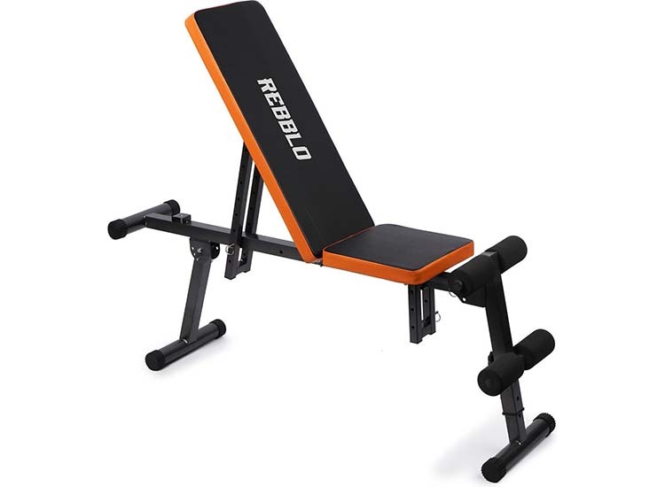 Deal Donkey - Rebblo Verstelbare Fitnessbank - Opvouwbare Halterbank - Multifunctionele Trainingsbank - Max. 100 Kg - 153 X 115 X 32 Cm