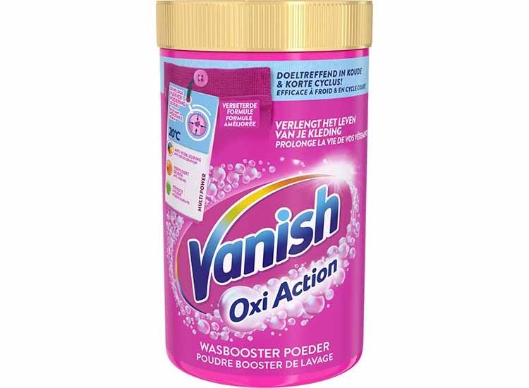 Vanish Oxi Action Wasbooster Poeder - Vlekverwijderaar voor Gekleurde Was - 1,5 kg