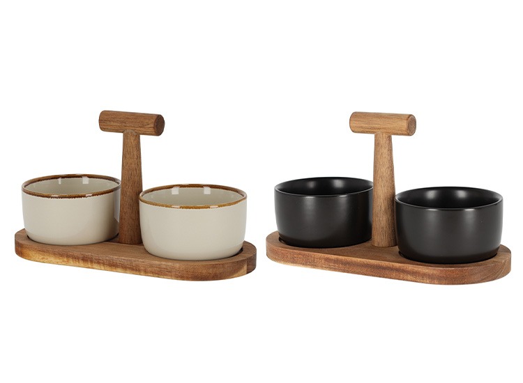 JENS Living Bits & Bites Bo Tapassset klein - Zwart